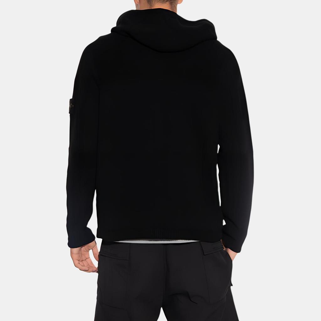 STONE ISLAND Zip Hoodie 'Black' Men's 7915509A3-V0029