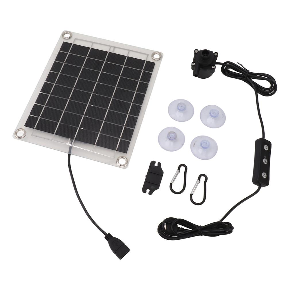 Solar Water Pump Kit 20W Submersible for Fountain Pond Bird Bath Irrigation Adjustable Water Volume