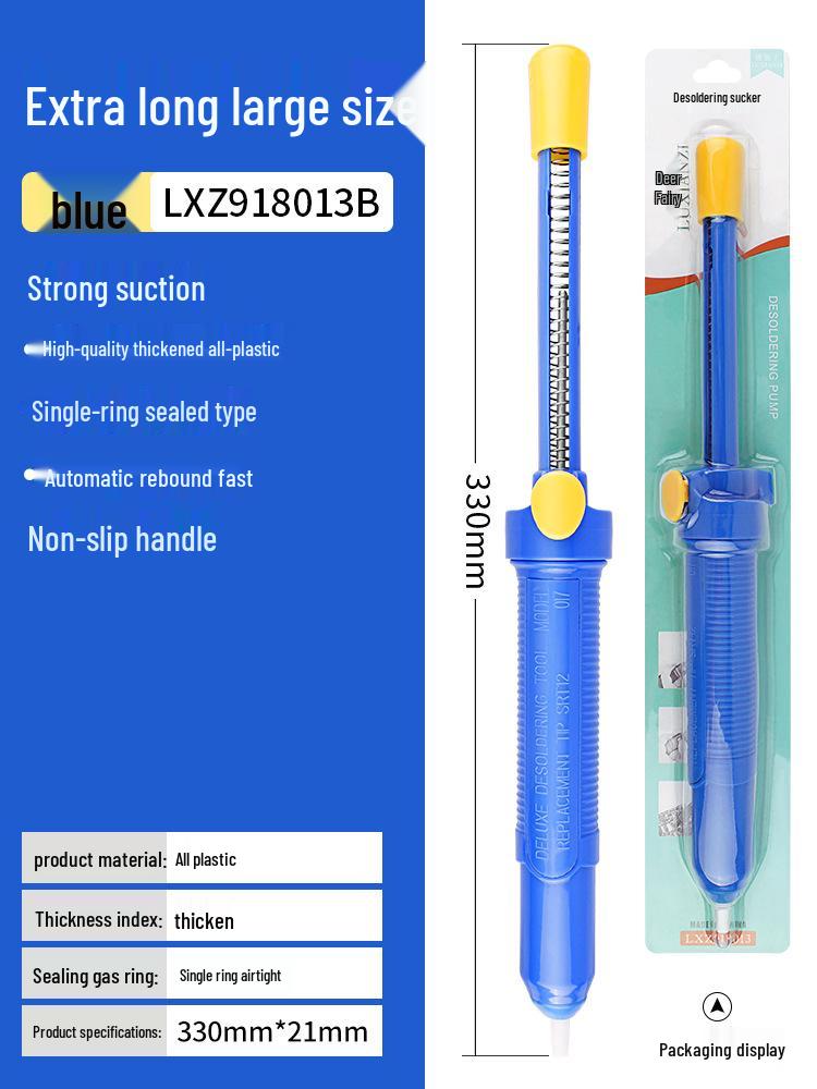 Deer Fairy High-Power Solder Sucker: Large, Powerful Suction Soldering Gun and Remover Artifact