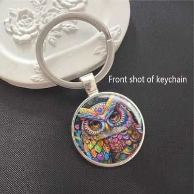 Moda Alaşım Anahtarlık Kolye Yuvarlak Metal Anahtarlık Halkası