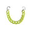Candy Color Acrylic Shoe Chain: Detachable Clog Accessories for Dopamine Outfits