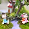 Lover Kiss Couple DIY Ornament Doll Wedding Party Home Small Decoration Cake DIY Micro Landscape Figurines