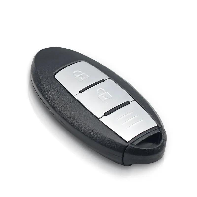 KEYYOU Voor Nissan Juke Qashqai X-Trail TIIDA SYLPHY J10 J11 2012-2020 Auto Keyless Go Slimme Afstandsbediening Sleutel 433Mhz 4A Chip 2 Knoppen