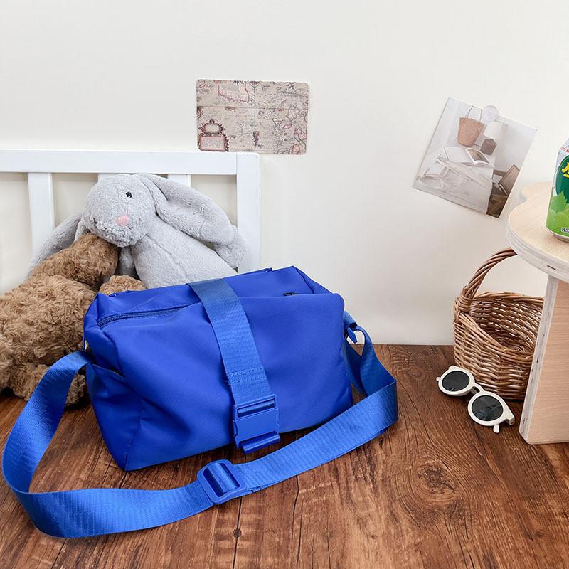 Stylish Boys Crossbody Bag Large Capacity Canvas Shoulder Bag For Kids Outdoor