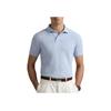 Polo Ralph Lauren Solid Logo Slim Fit Polo Shirt Men tops Light-Blue 710680784-425