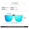 Polarized Clip-On Sunglasses Fishing Driving Compatible UV Protection Anti-Glare Lens PC Frameless