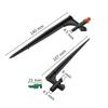 5/50 Pcs Garden Irrigation Simple Refraction Nozzle Watering Flower Mist Nozzle Threaded Connection 90/180/360 Degrees Sprayer