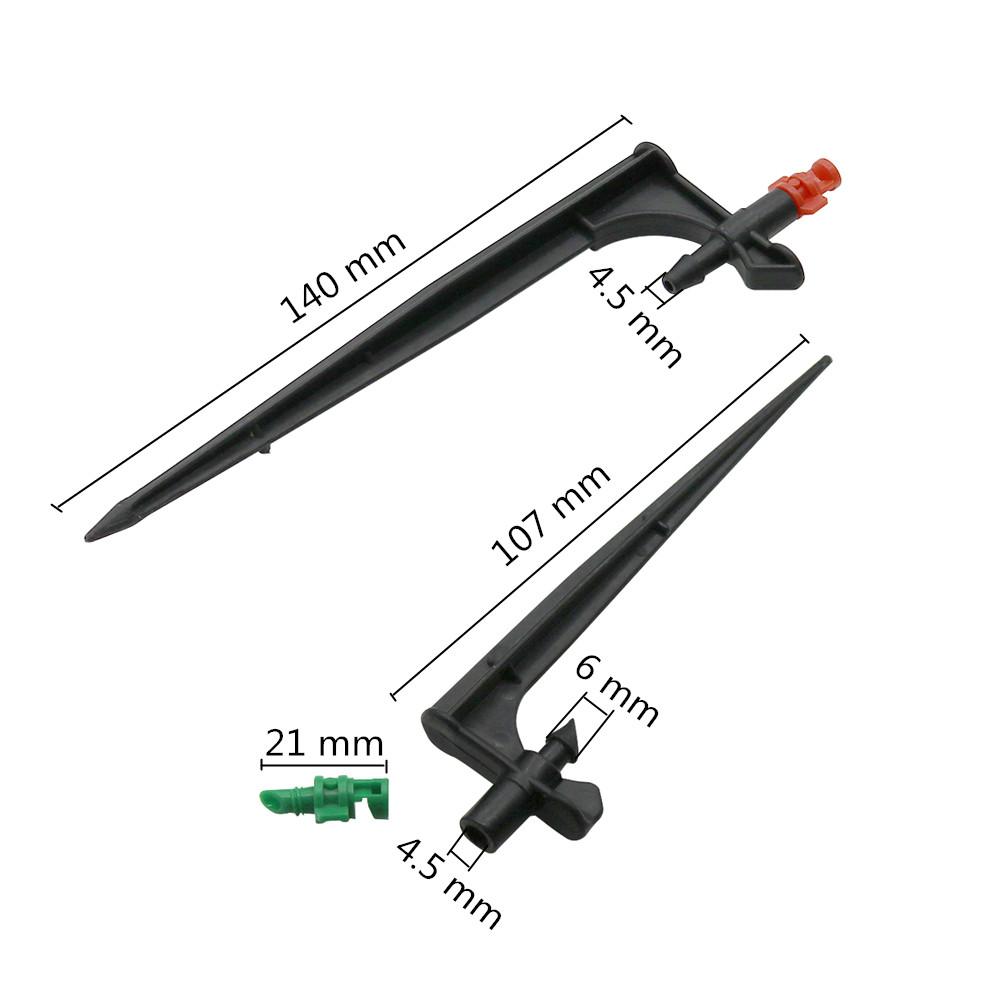 5/50 Pcs Garden Irrigation Simple Refraction Nozzle Watering Flower Mist Nozzle Threaded Connection 90/180/360 Degrees Sprayer