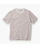 Henlikoteun Multi-Stripe Short Sleeve T-Shirt Aytam26701Orx