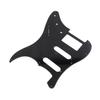 Electric Guitar Pickguard PVC Plastic Guard Scratch Board Front Plate Panel Cover Instrument Accessories 1 Layer Black