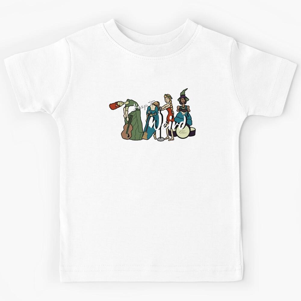 Keep it Weird Halloween Girl Band Kids T-Shirt 160