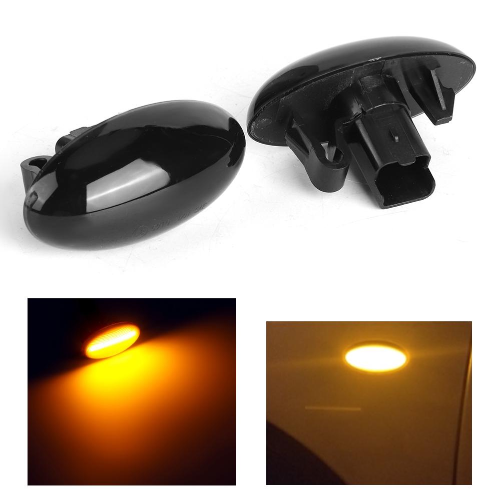 LED Dynamic Turn Signal Side Marker Light Lamp Fit for Peugeot 1007 107 206 207 307 6325G3