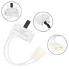 4pcs White Washing Machine Door Switch 3406109  Fit for Whirlpool / Kenmore, Precise Replaceable Door Switch
