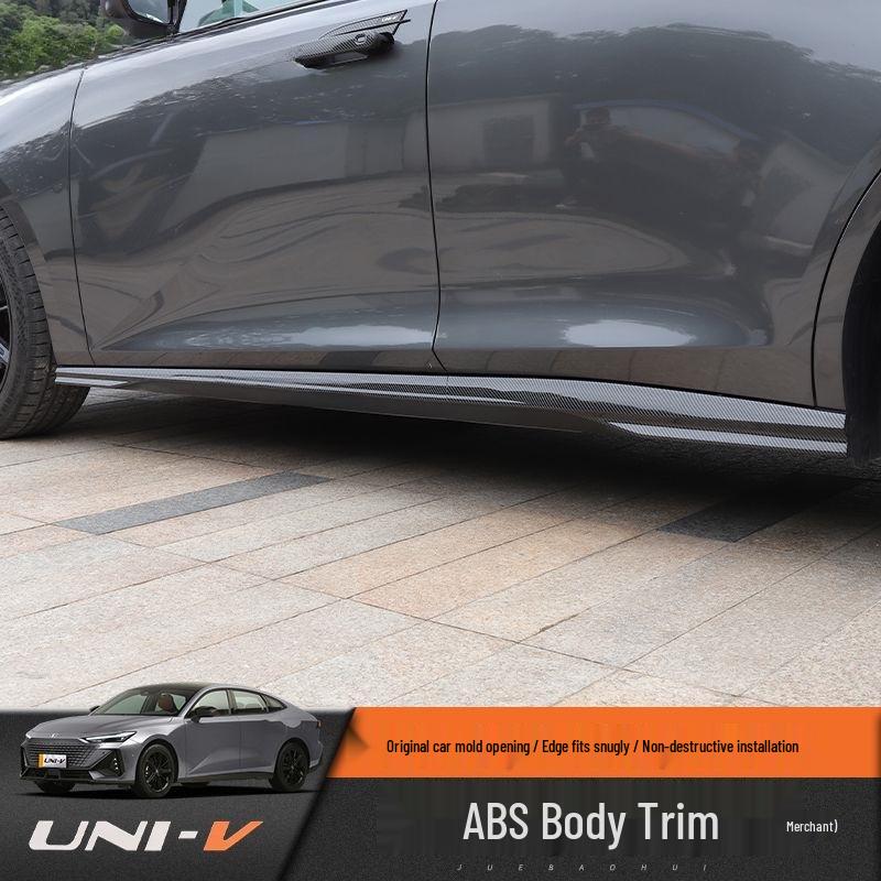 Changan UNIV Car Body Trim Strips: Decorative Exterior Side Skirt for Uni-V Modification