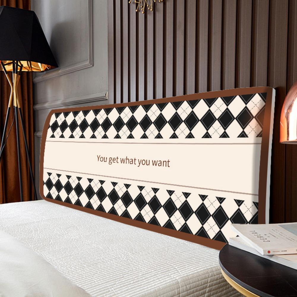 Nordic Nantong Bedside Cover Bedroom Bedside Backrest Cover Elastic Dustproof Soft Bag Fabric Protective Cover