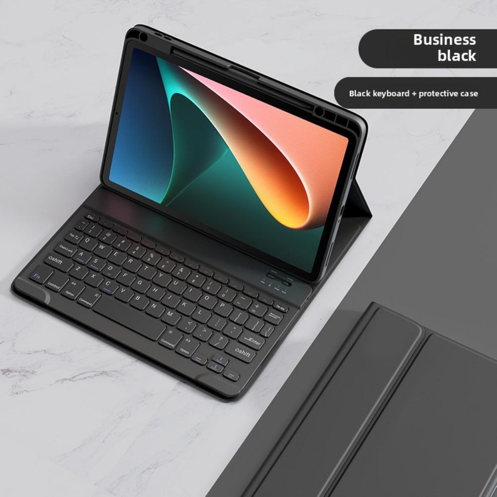 Bluetooth Tastatur und Hülle Set für Huawei MatePad SE 11 2024 mit Luftstift-Schlitz Magnetische Hülle