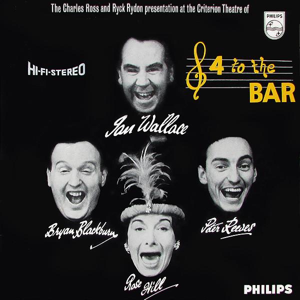 

LP Record IAN WALLACE BRYAN BLACKBURN PETER 4 To The Bar 840625BYSBBL75 Philips 1962 UK Soundtracks Musicals Used