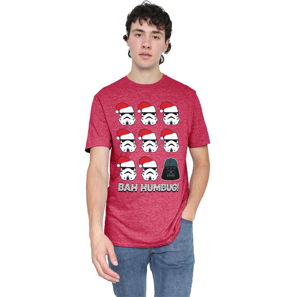 Star Wars Unisex Adult Empire Bah Humbug Polycotton T-Shirt