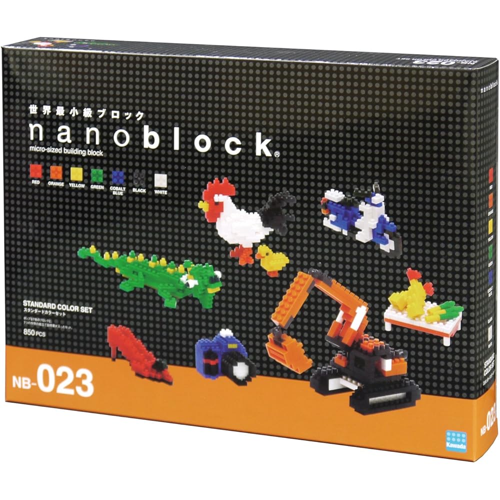 Набор стандартных цветов Nanoblock NB-023 Строительные блоки Креативный набор игрушек