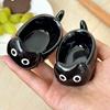 Soy Sauce Dish Cat-Shaped Mini Dipping Bowl Cute Ceramic Plate for Oil Salt Vinegar Sushi Butter Chili Jam Condiments Appetizers