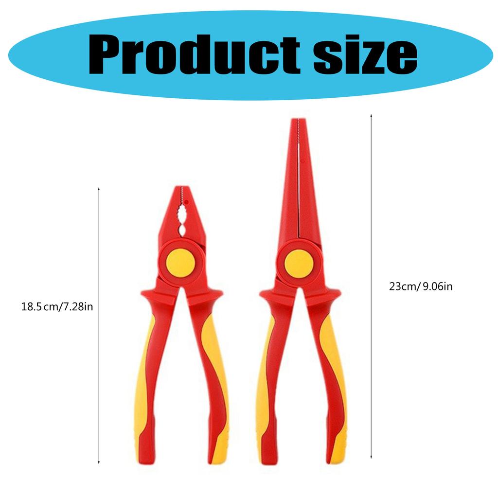 1000V Insulated Plastic Pliers for Electrical Work Instrument Installation and Circuit Repair Multifunction Hand Tool