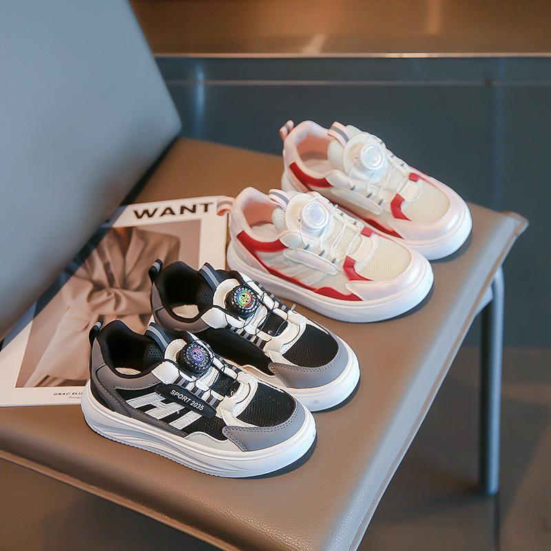 Kindermode Atmungsaktiv Niedrig Geschnitten Kinder Studenten Trendige Weiche Sohle Lauf Sport Skateboard Schuhe Jungen und Mädchen Bequeme Sneaker