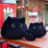 Cat Cartoon Adorable Plush Pillow Soft Black White Cat Stuffed Doll Gift Kids