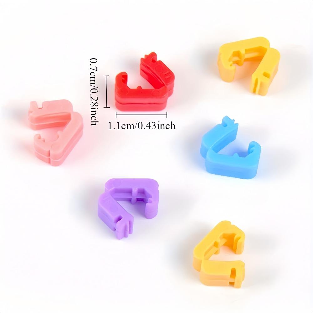Ballonclips 50er Pack, Mehrfarbige Kunststoff-Befestigungsbänder für Geburtstags-, Hochzeits- & Party-Ballondekoration