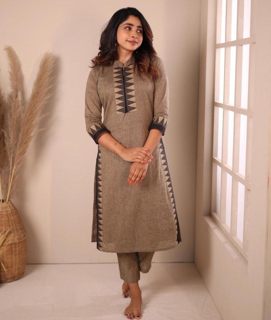 Indisches Designer-Kurta-Hose-Dupatta-Set für Damen, Bollywood-Top, Tunika, Salwar Kameez, Kurti-Kleid