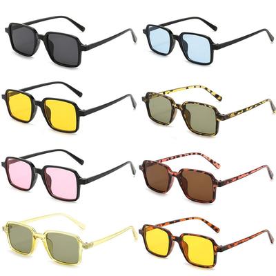 Punk Pc Frame Sunglasses Sun-Protective Street Photos Decoration Driving Glasses Outdoor Accessories Uv375 Black Shades Glasses