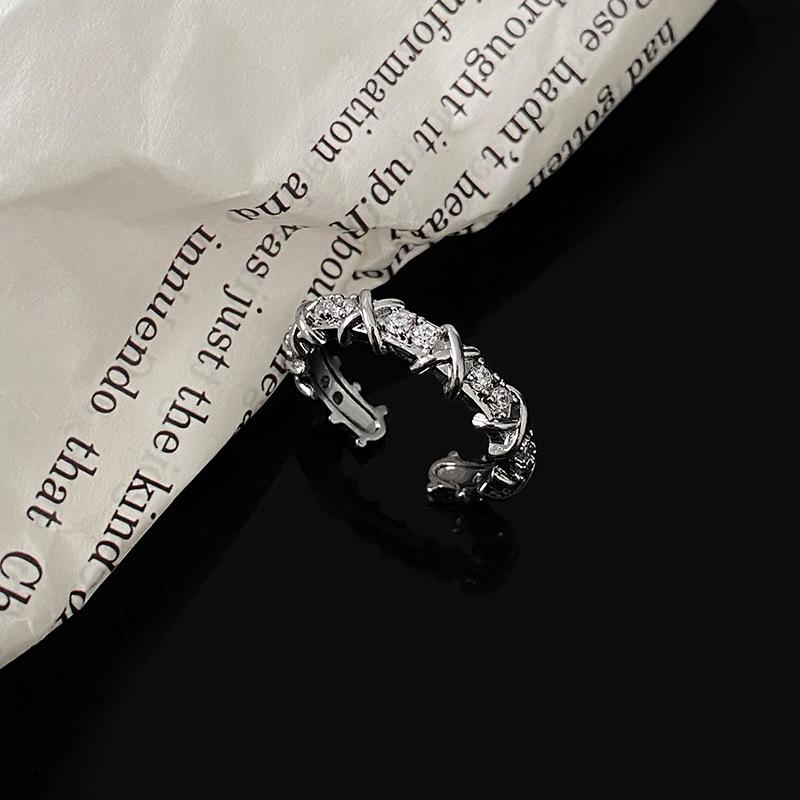 Striking Moonstone Copper Ring For Women In Trendy Geometric Shape Ideal For Occasions Fashionable