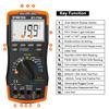 770K Automotive Multimeter 6000 Counts True RMS Auto Range Car Diagnostic Tool RPM Dwell NCV Sensor Tester for Auto Repair
