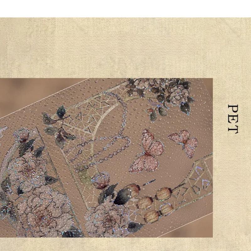 4 Stile Chinesischer Stil Bronzierte Flache Aufkleber Kreativität Dekorative Klebeetiketten Tagebuch Album Scrapbooking Material Bastelbedarf