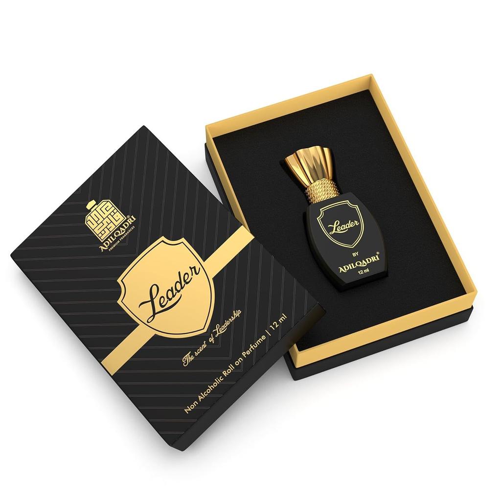 AdilQadri Leader Attar | Spicy & French Scent | Unisex Non-Alcoholic Roll-On | Long Lasting Attar - 12 ML