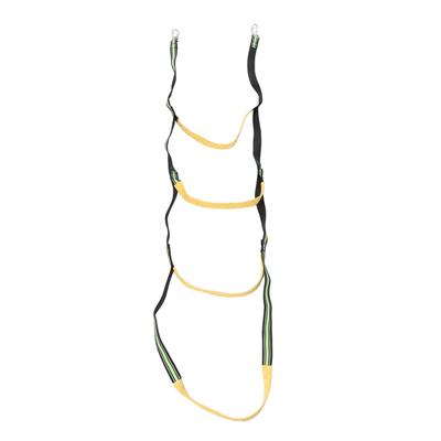 4 Stufen Bootsseilleiter Bootsfaltleiter Badeleiter für Segelboot Kajak Kanufahren Fluoreszierend