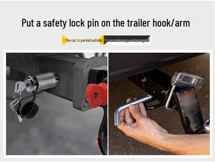 5/8 Cross-Border Trailer Anti-Theft Lock for Cars, Yachts, and RVs