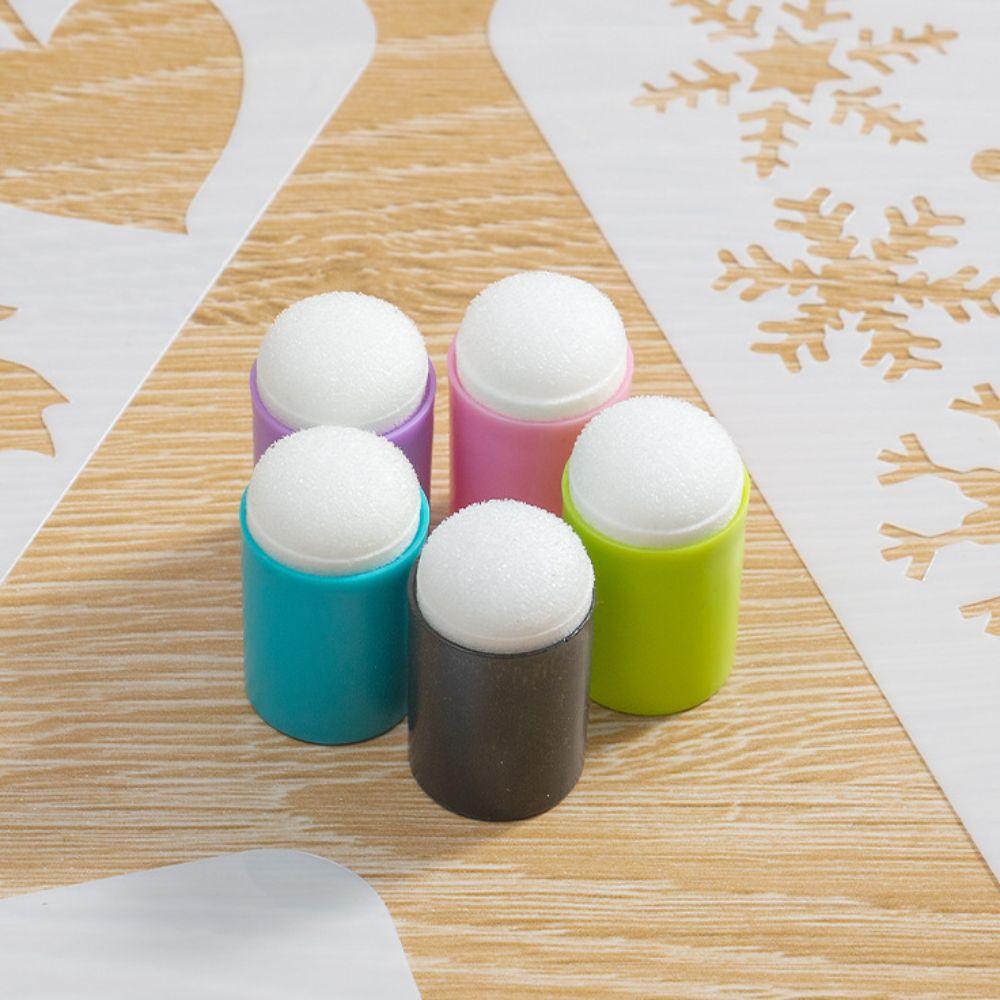 40PCS/set Multicolour Finger Sponge Daubers Small Size Children's Painting Tool  Drawing