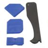 4PCS Caulk Tools Kit Silicone Sealant Remover Shovel Glass Cement Caulking Scraper (Blue)