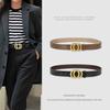 Women'S Belt Dress Smooth Buckle Women'S Belt Skirt Decorative Women'S Belt Versatile Thin Belt