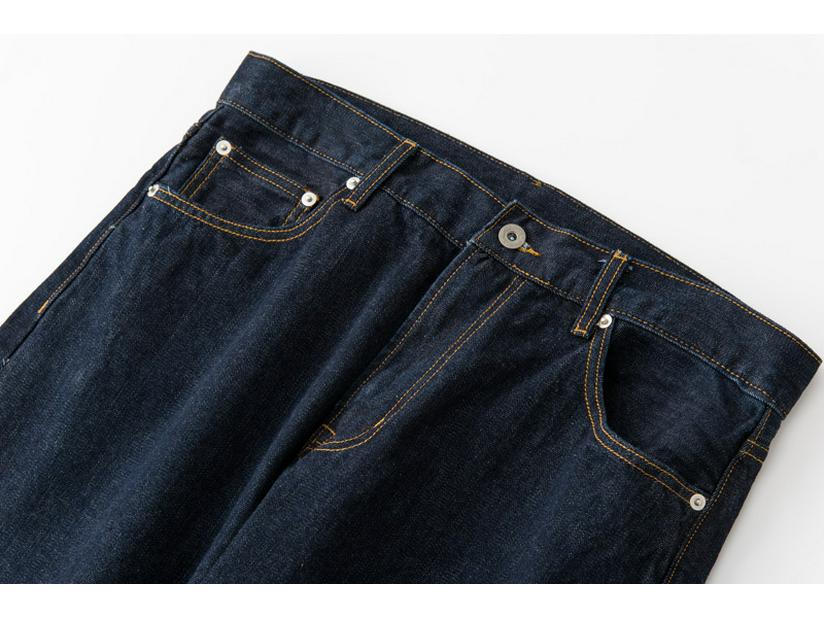 TRS Menswear | Men's Japanese Red Selvedge Denim Jeans, 14OZ Unsanforized, Low Crotch, Wide Leg Loose Fit