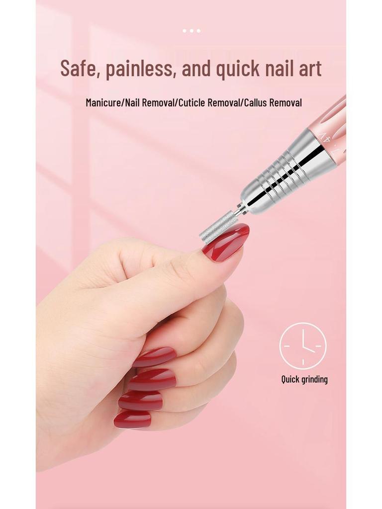 Electric Nail Grinder & Remover Set: Portable Tool for Nail & Dead Skin Removal