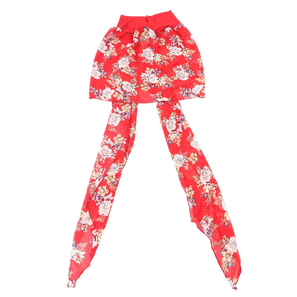Soft Chemo Headwear Turban Women Fashionable Elegant Floral Print Head Scarf Headwrap for Travel