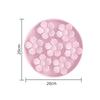 Cute Cat Paw Flower Shape Non-slip Silicone Pet Slow Feeder Mat Heat-resistant Anti-choking Dog Licking Mat Platos Para Gatos