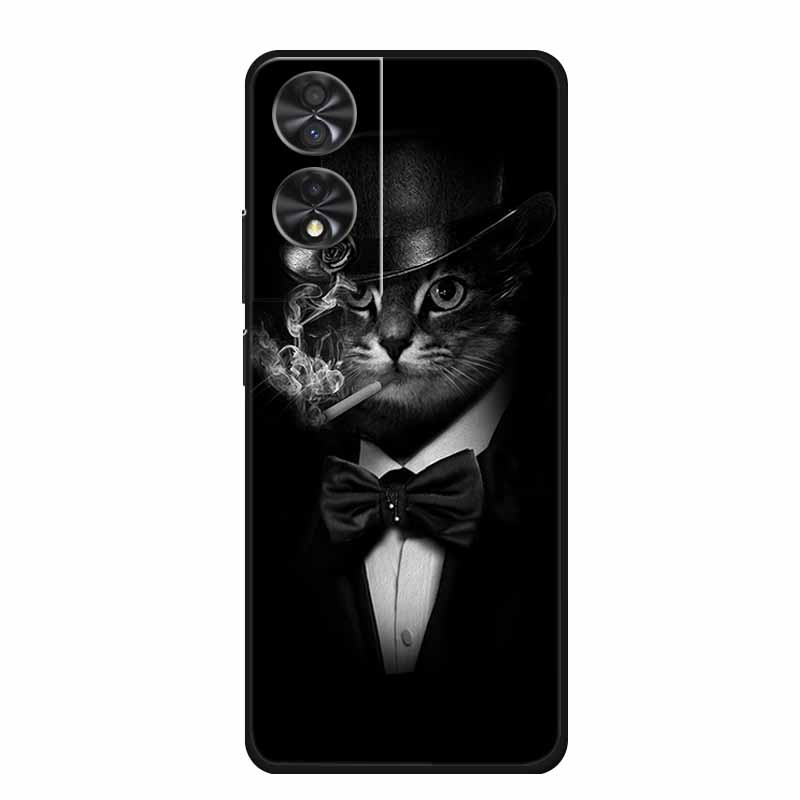 Pouzdro na telefon pro TCL 40 NxtPaper Zadní kryt Pouzdro 6,78" Funda Černý silikon Měkké Coque Pro TCL 40 NxtPaper Pouzdro Skořepina Nárazuvzdorné