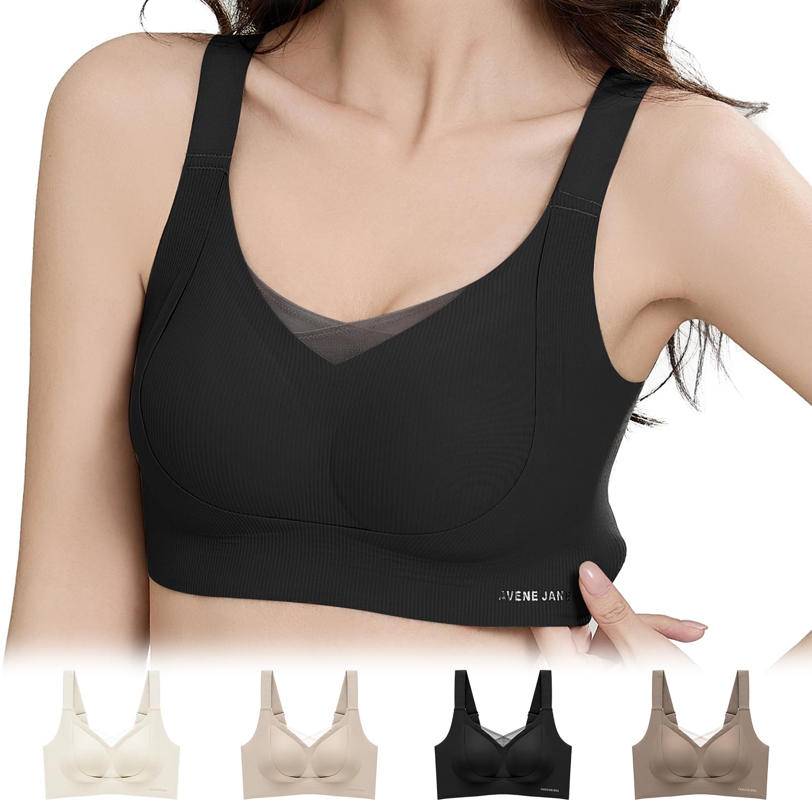 

Бюстгальтер, который делает вашу грудь выглядящей бюстгальтер, который делает их выглядящими большими бюстгальтер, который корректирует провисание сетчатый ночной уменьшает сильный бесшовный бюстгальтер [veimia] меньше, чёрный