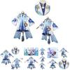 Adorable Benghuai Starry Skies Iron Road White Dew Cosplay Suit