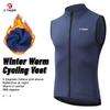 X-TIGER Winter Warm Cycling Vest Fleece Windproof Bike Jacket Sleeveless Coat Bicycle Thermal Vest Unisex Cycling Jerseys
