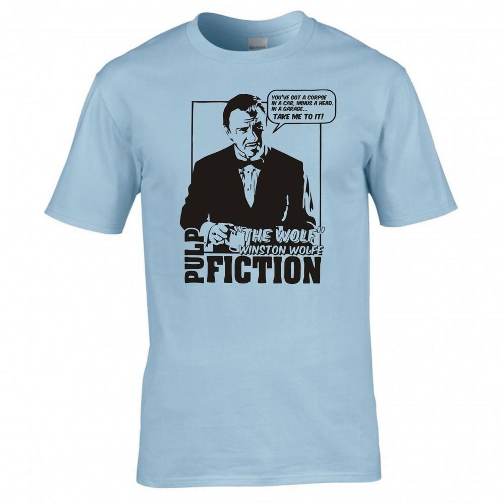Inspiriert von Pulp Fiction Winston Wolfe Der Wolf T-Shirt