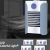 Mini Portable Air Conditioner Arctic Air Cooler Humidifier Purifier LED Light Personal Space Fan Air Cooling Fan USB