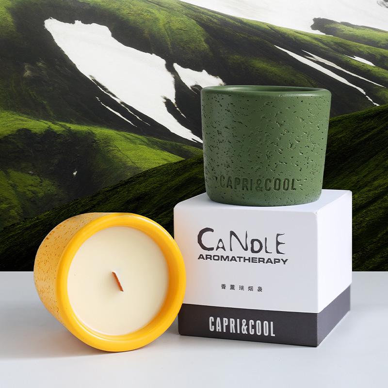 Scented Candle Green Tea Rose Couples Romantic Incense Candles Fragrance Candle Jar Birthday Gifts for Relaxation Yoga Bathing